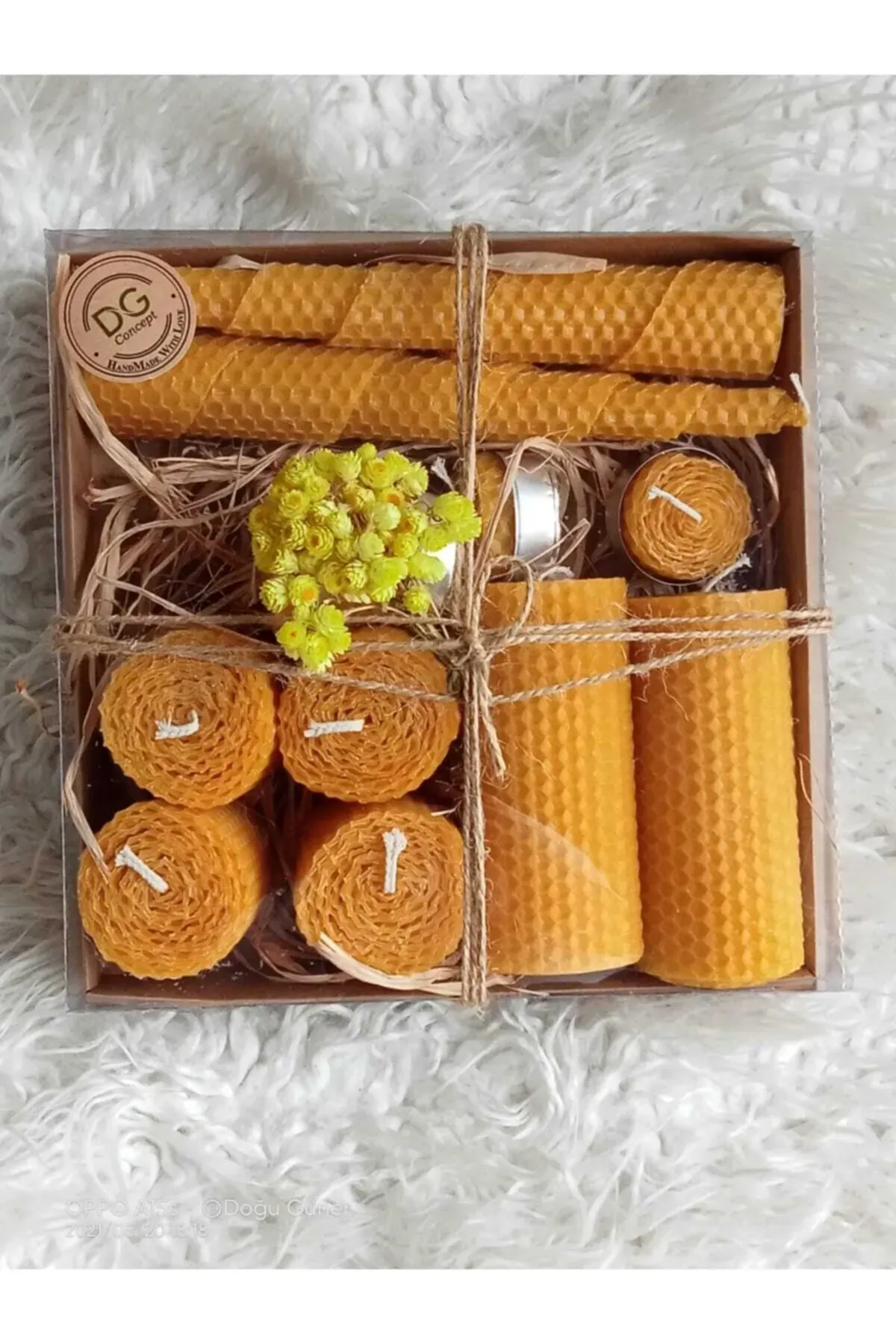 Balmumu Mum Hediye Seti